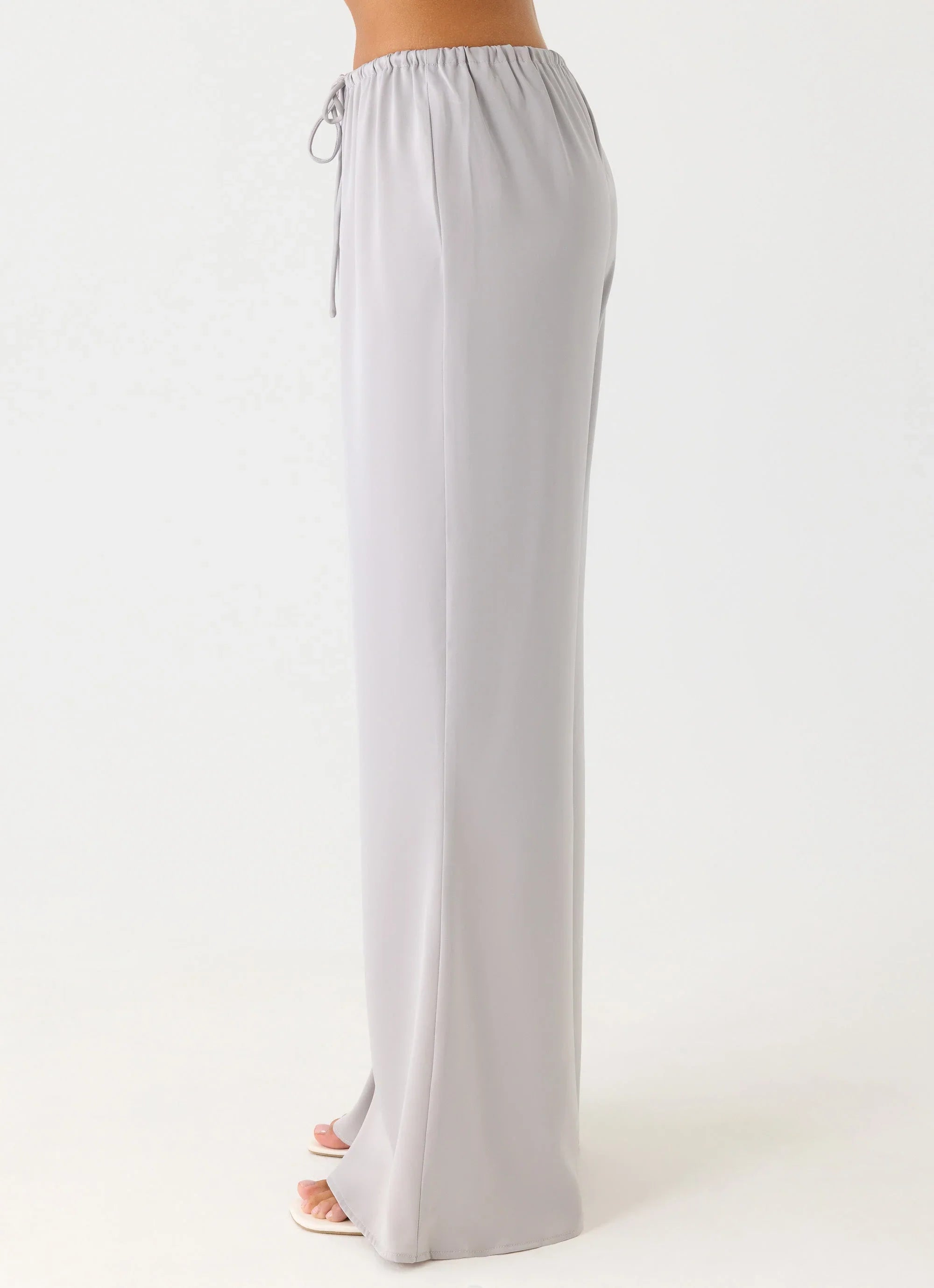 Sorena Low Rise Flared Pants Misty Blue