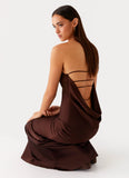 Endless Nights Maxi Dress Chocolate