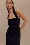 Amelita Suiting Halter Top Black