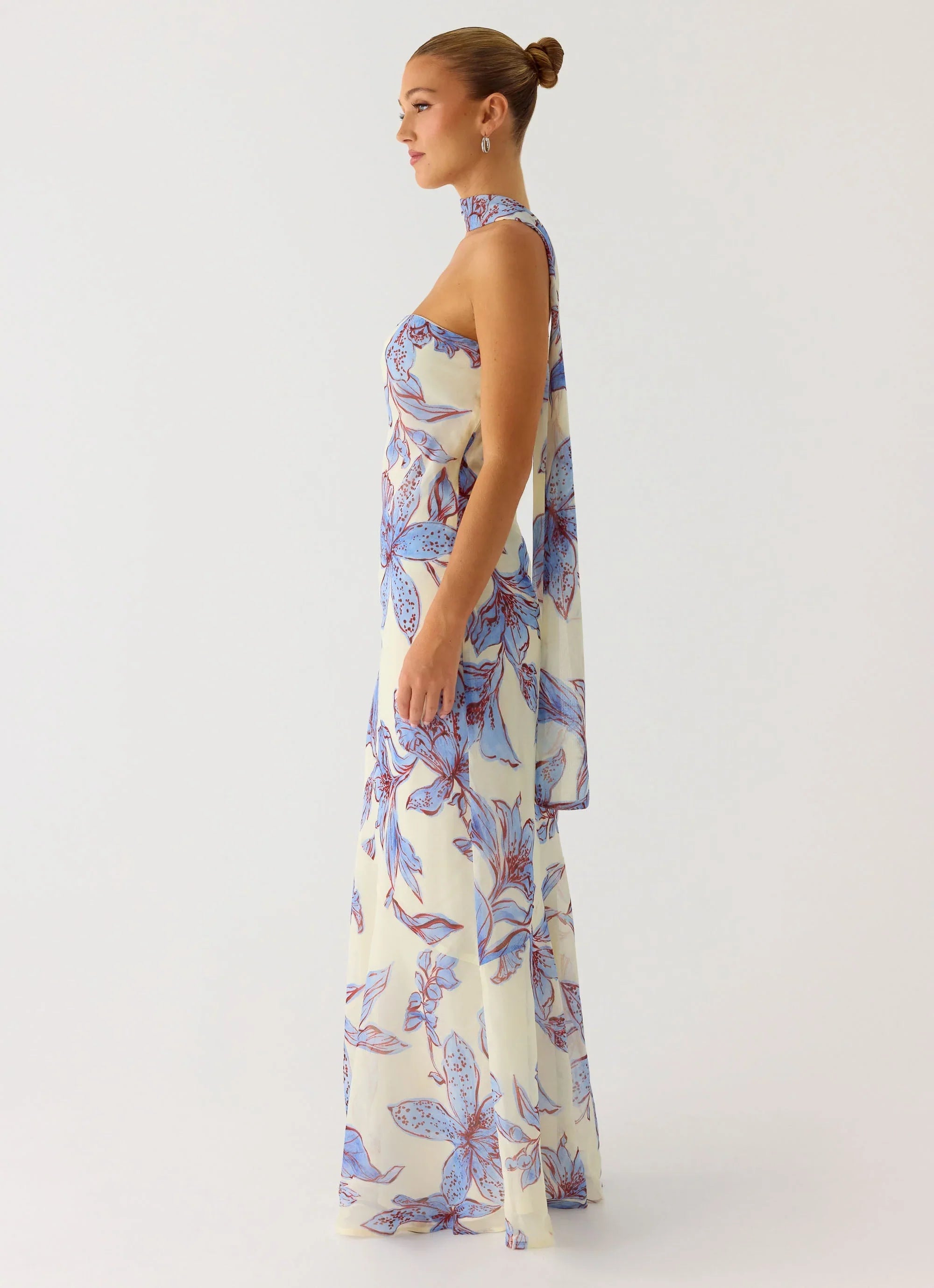 Under The Pagoda Maxi Dress Violet Blossom