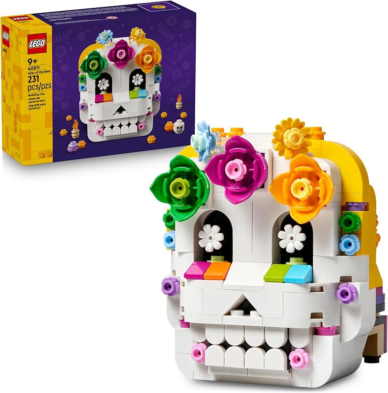 LEGO Altar of the Dead 40811 Building Toys for Boys Girls Ages 9 Day of the Dead Decor Craft Hidden Altar 231 pieces Gift for Kids