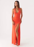 Island Muse Dress Coral