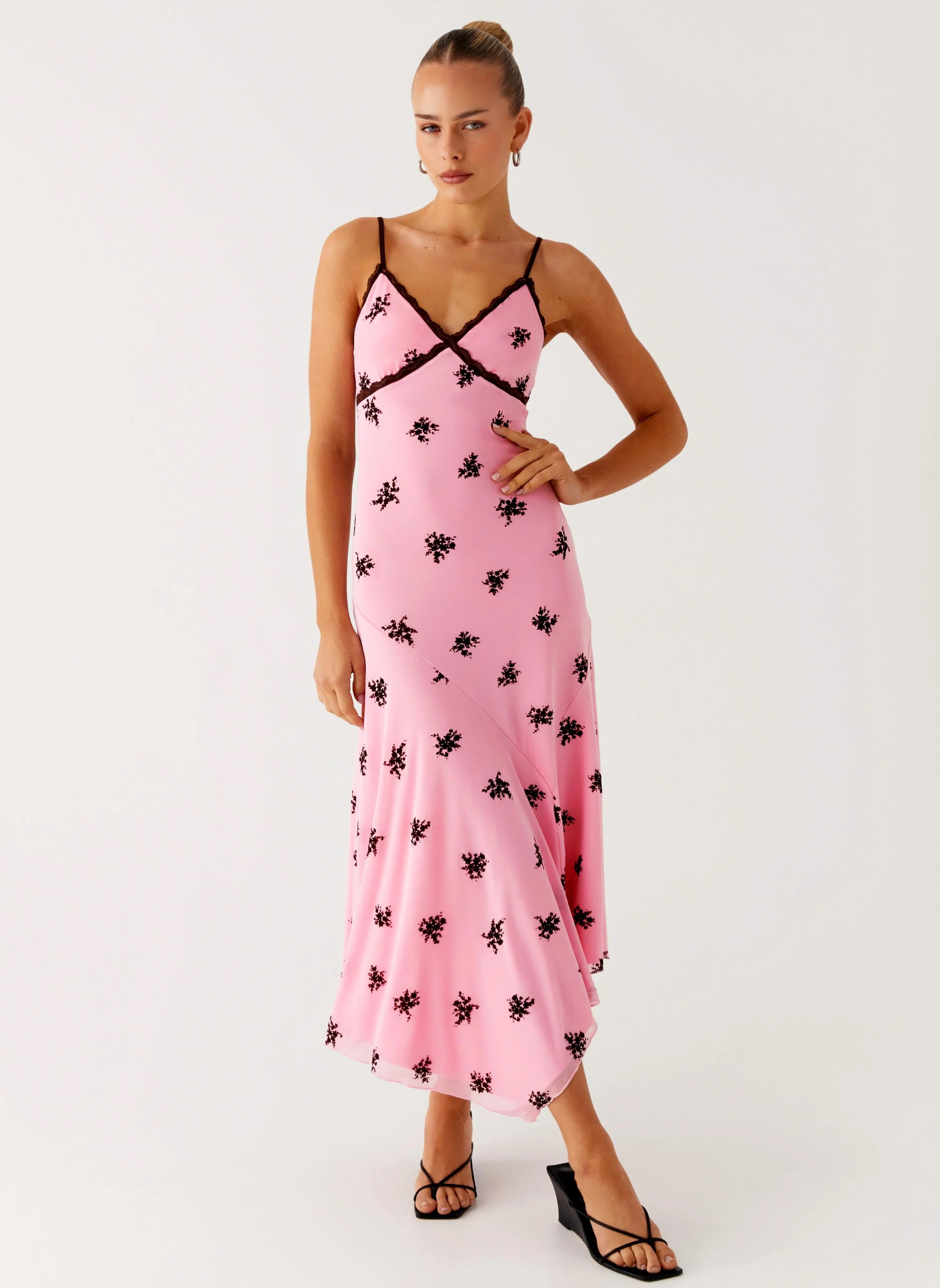 Amelia Midi Dress Pink