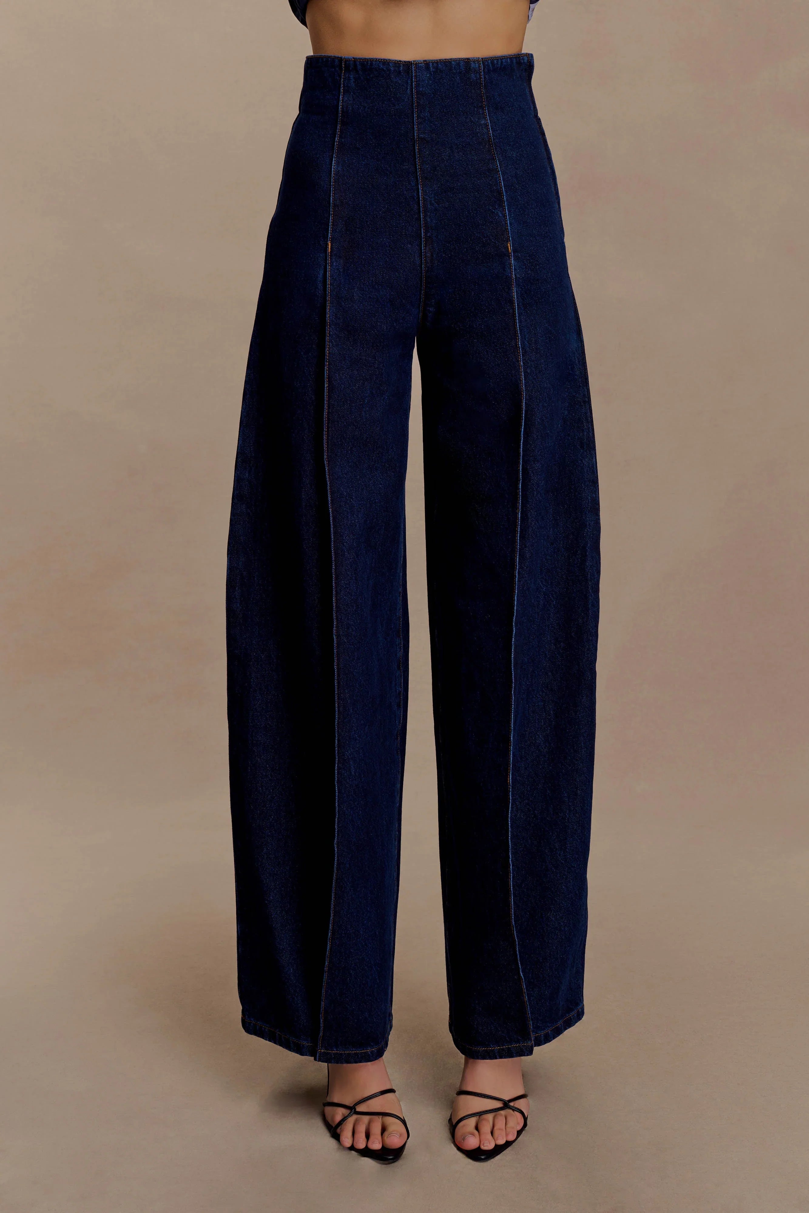 Beatrix High Rise Denim Jeans Indigo Blue