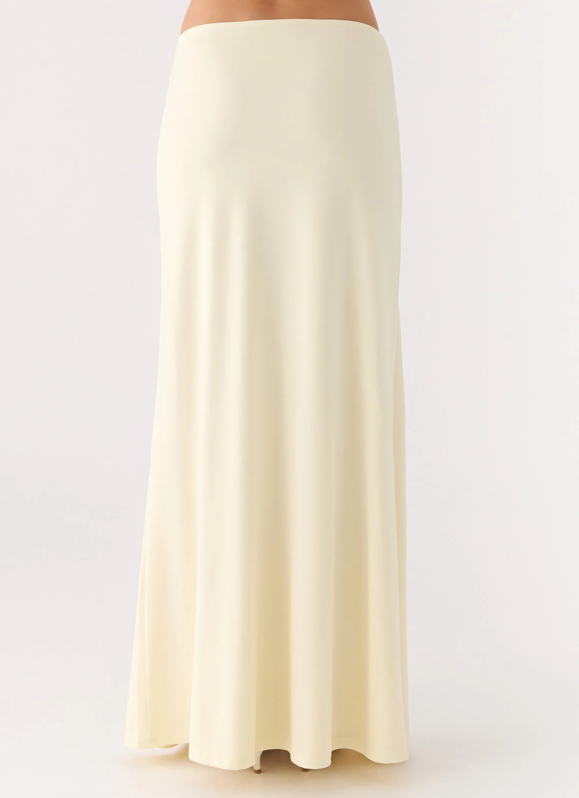 Like A Flower Maxi Skirt Lemon Yellow