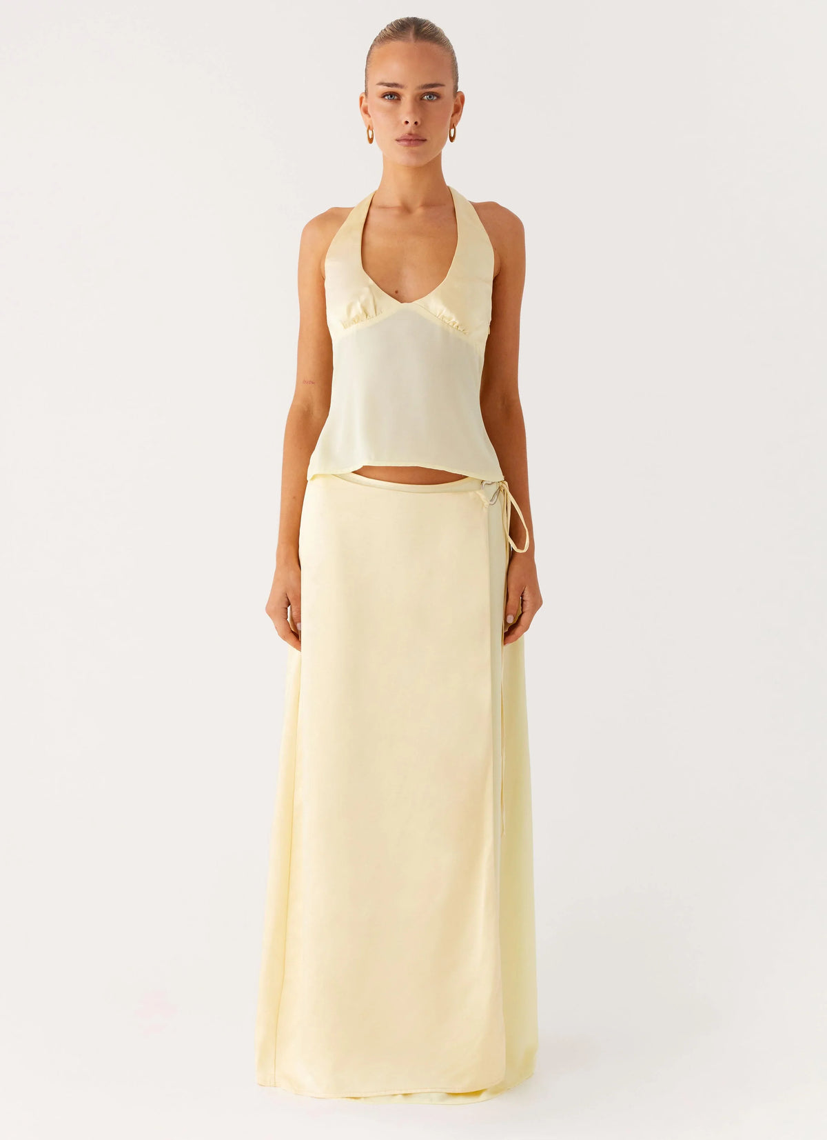 Pollie Maxi Skirt Yellow
