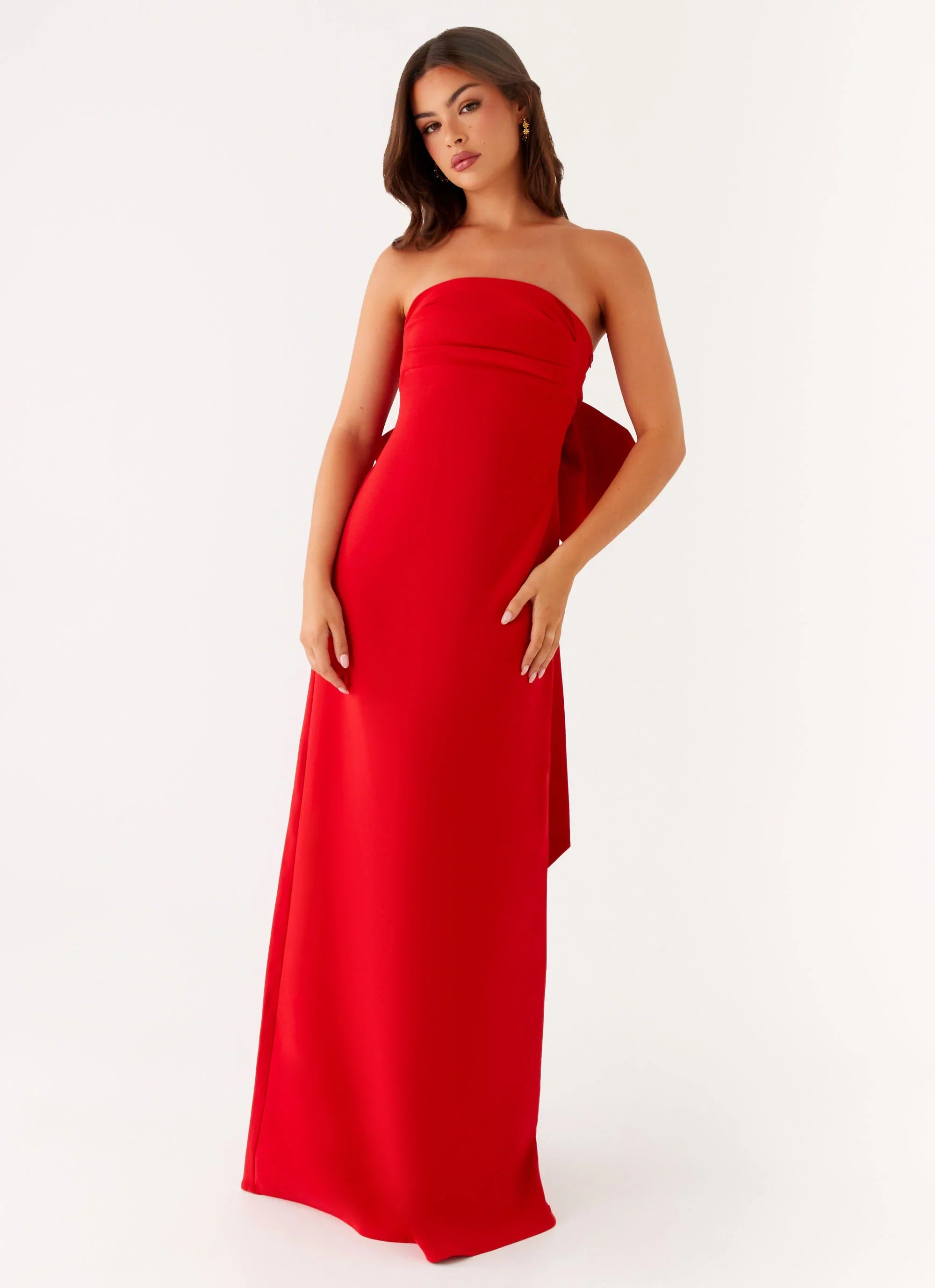 Meredith Maxi Dress Red