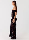 Gracie Twist Maxi Dress Black