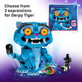 LEGO Kpop Demon Hunters Derpy Tiger and Sussie Bird 72537 Building Toy for Girls Boys Ages 9 Collectible Movie Display for Bedroom or Book Shelf W Flower Pots Letters