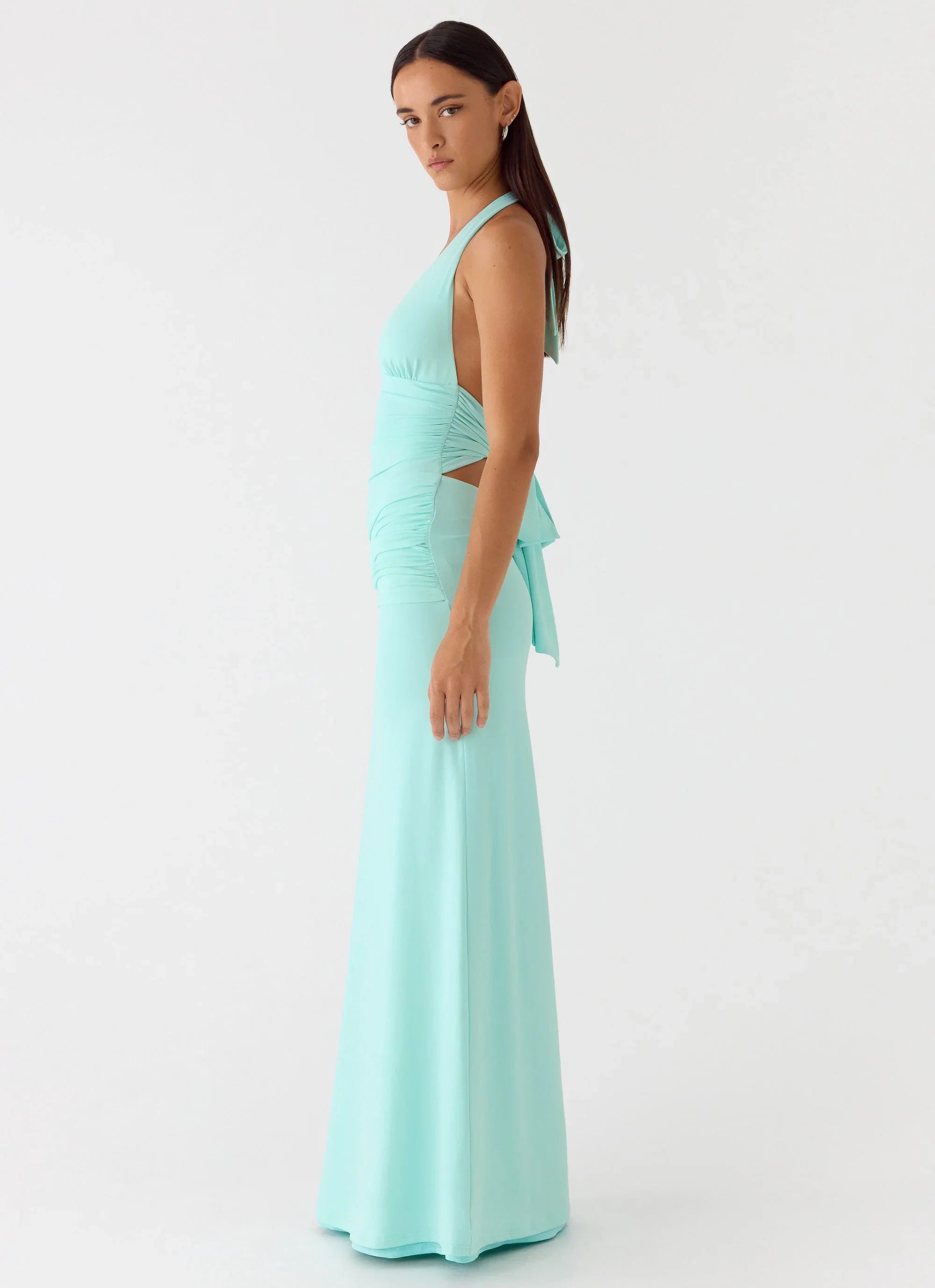 Rhia Halter Maxi Dress Mint