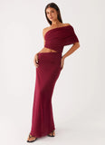 Gillian Maxi Dress Maroon