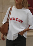White New York T shirt