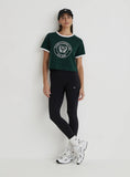 Green Fourth Country Club Cropped T Shirt