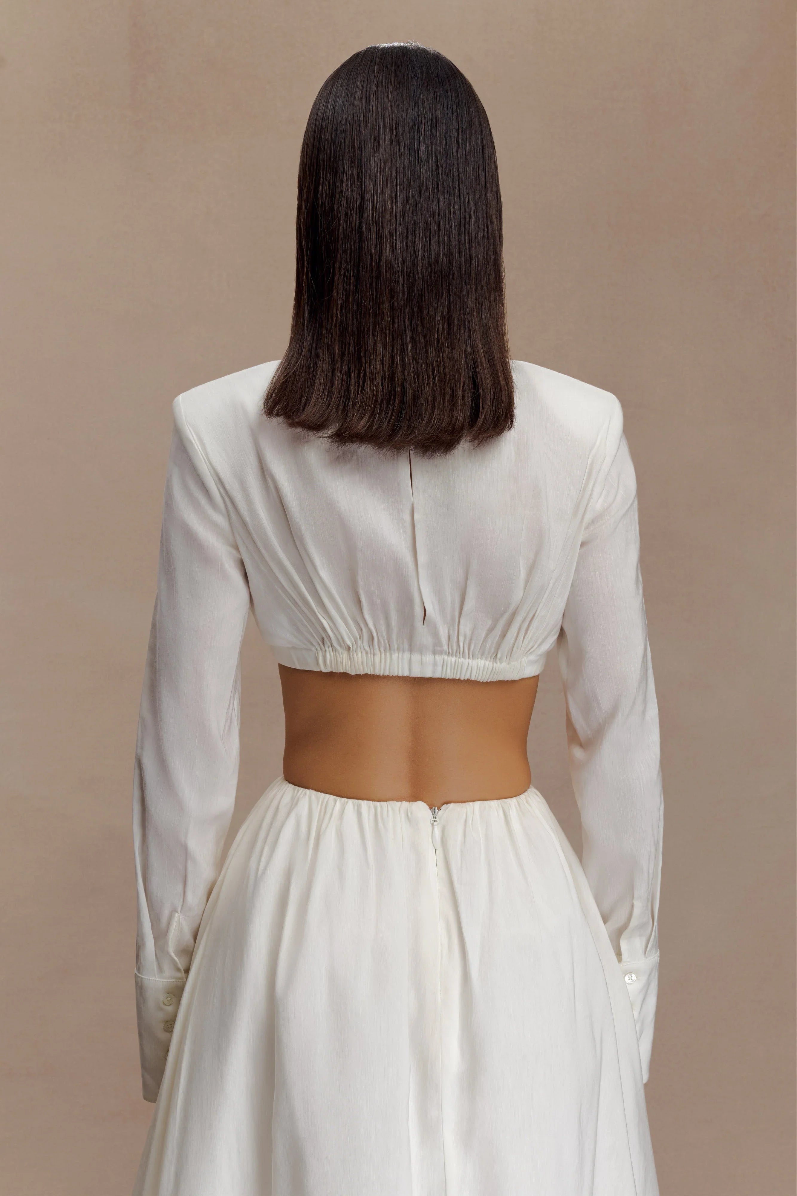 Greta Shirt Bra White
