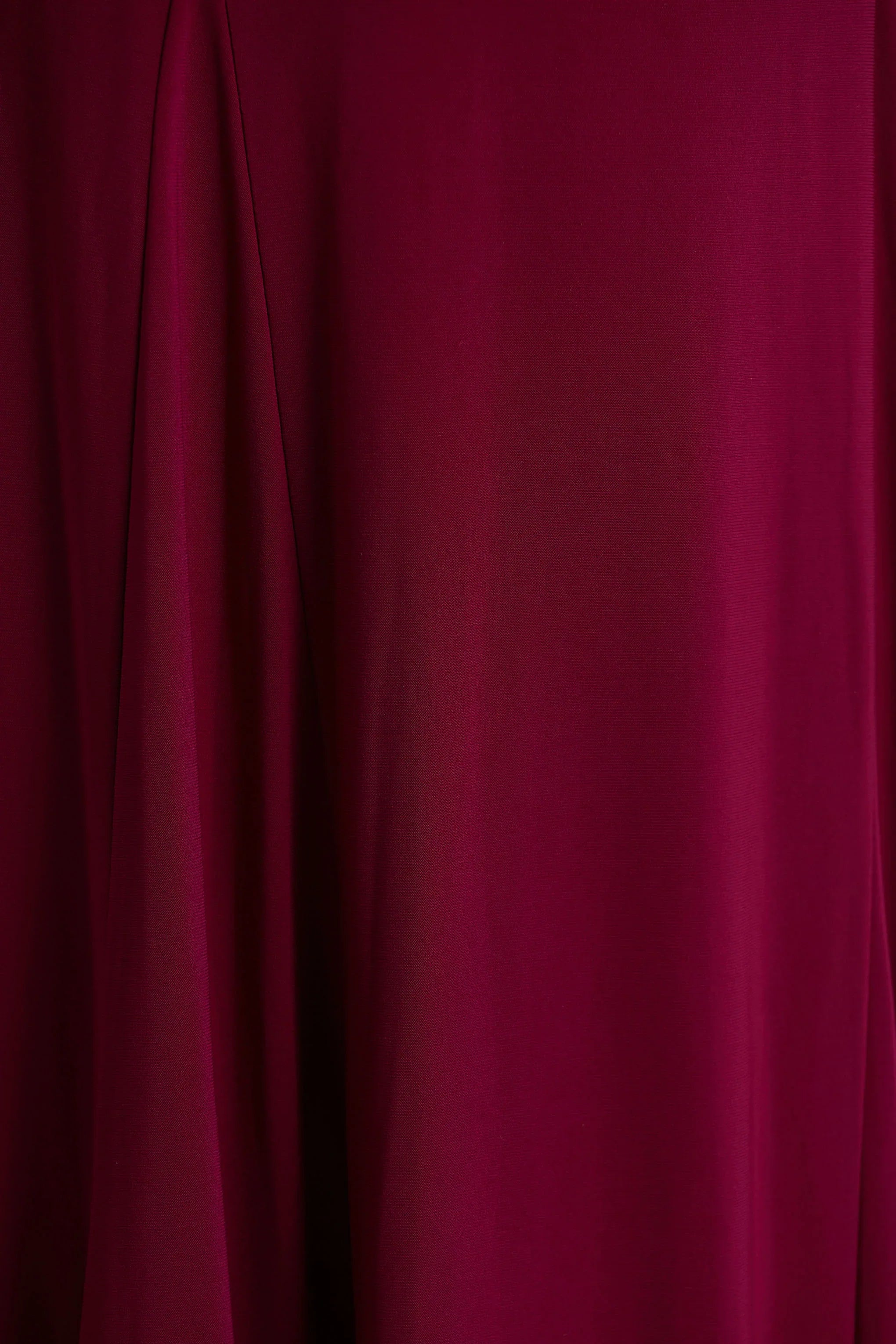 Cilla Burgundy Bardot Neck Maxi Dress With Ruched Detailing