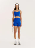 Blue Sculpting Seamless Cycling Shorts