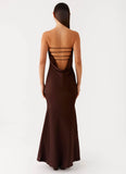 Endless Nights Maxi Dress Chocolate