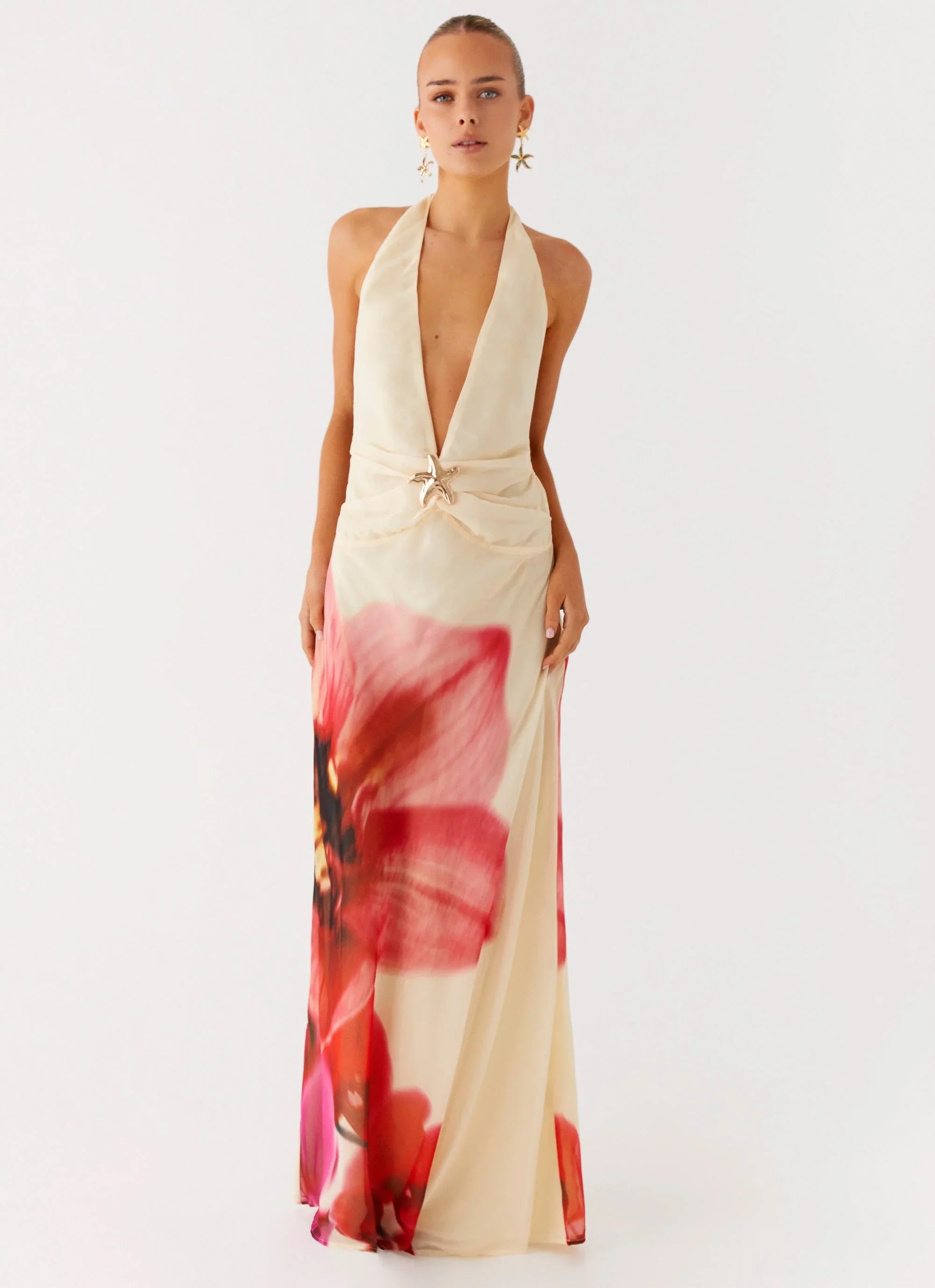 Belivia Maxi Dress Yellow Bloom