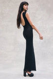 Samara Sleeveless Diamante Maxi Dress Black