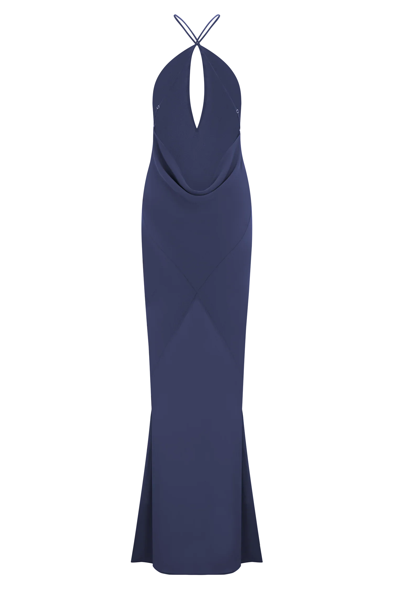 Nerea Slip Halter Maxi Dress Purple Ink