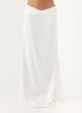 She Means It Maxi Skirt Ivory