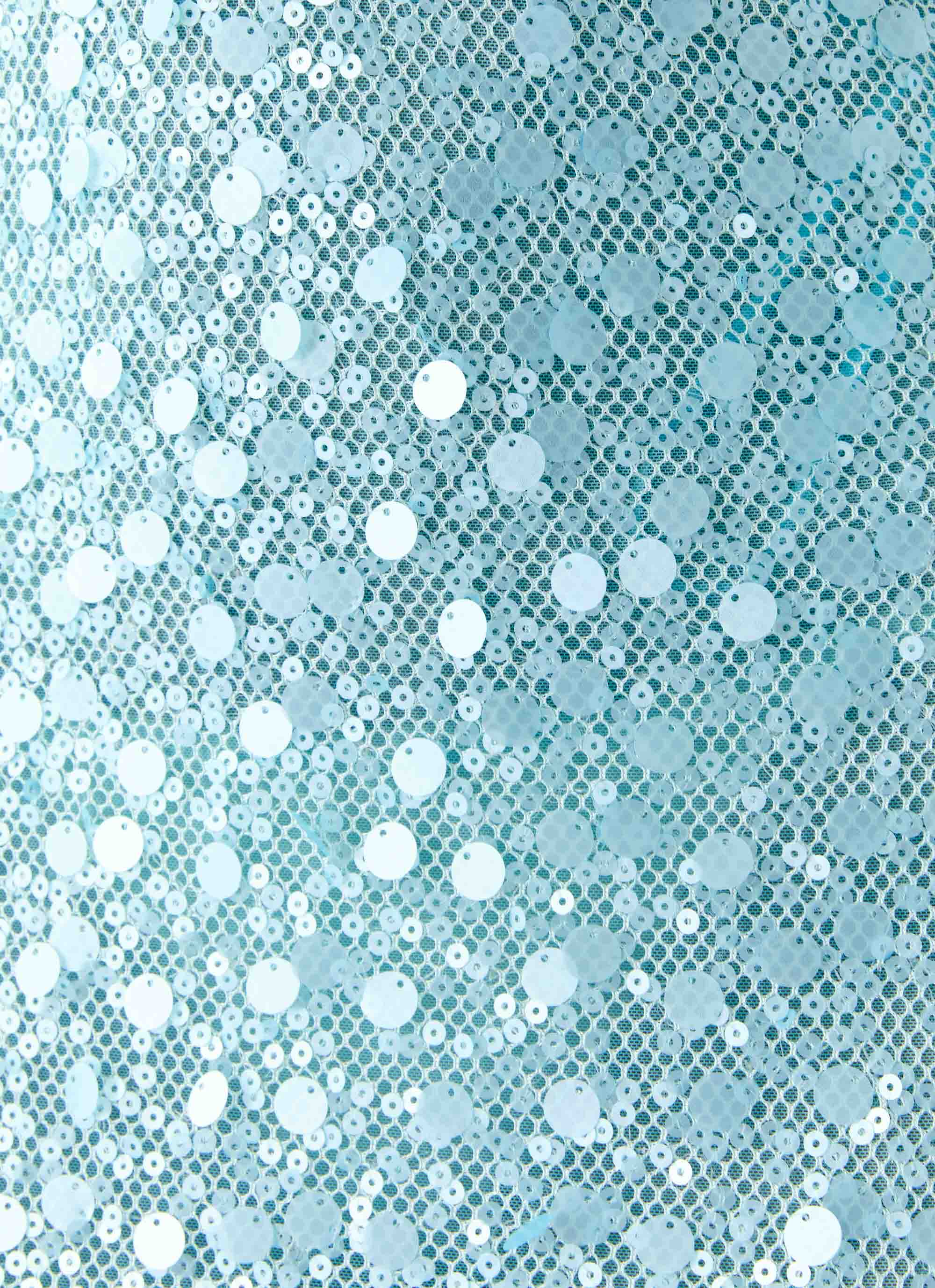 Ocean Views Sequin Maxi Dress Blue