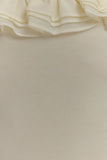 Nova Ruffle Off Shoulder Maxi Dress Ivory