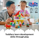 LEGO DUPLO Peppa Pig Family House Building Toy for Toddlers Ages 2 Sensory Toy for Girls Boys W 5 Figures Birthday Gifts for Kids 10467