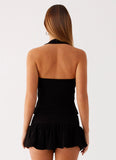 Vegas Nights Low Rise Skort Black