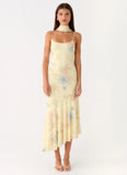 Sole Mio Midi Dress Spring Meadow