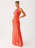 Kavala Maxi Dress Coral