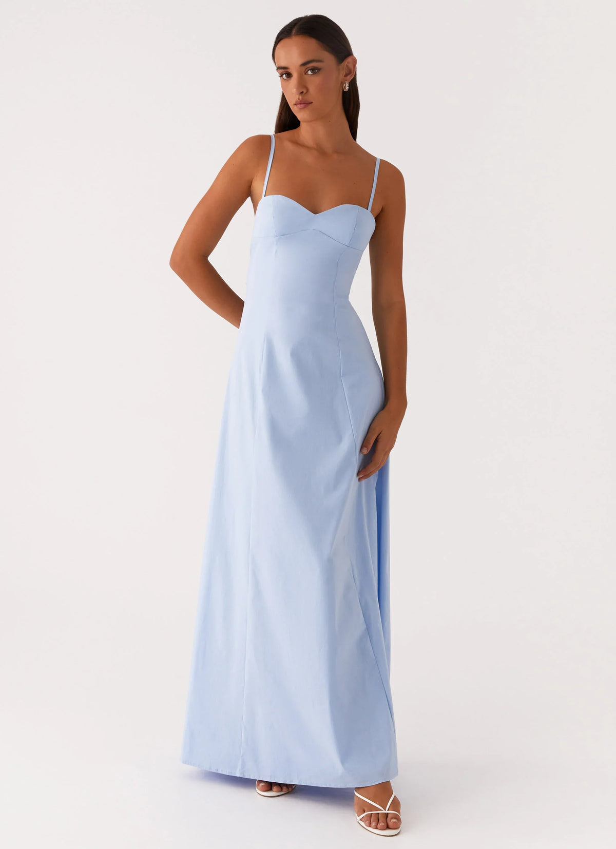 Clear As Day Maxi Dress Blue