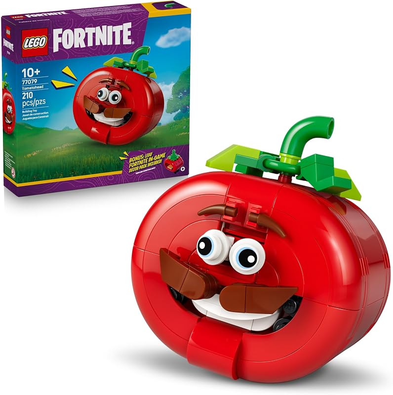 LEGO Fortnite Tomatohead 77079 Building Toy Boys Girls Ages 10 Display Model for Fans Kids Bedroom Desk Decor 210 pieces Gift for Gamers