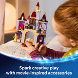 LEGO Disney Princess Belle the Beasts Enchanted Castle 43289 Building Toys for Girls Boys Ages 4 Castle Toy W Movie Characters Pretend Play 254 pieces Gift for Birthdays