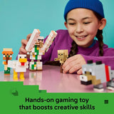 LEGO Minecraft Chicken Jockey Desert Attack 21592 Building Toys for Boys Girls Ages 9 Sturdy Build for Pretend Play 428 pieces Gift for Birthdays