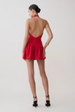 Rory Halter Mini Knit Dress Red