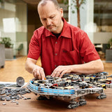 LEGO Star Wars Millennium Falcon Building Set for Adults Ages 16 Gift for Birthday Movie Collectible Model Kit Display in Home or Office 75192