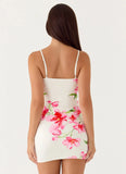 Zabrina Mini Dress Ivory Reef