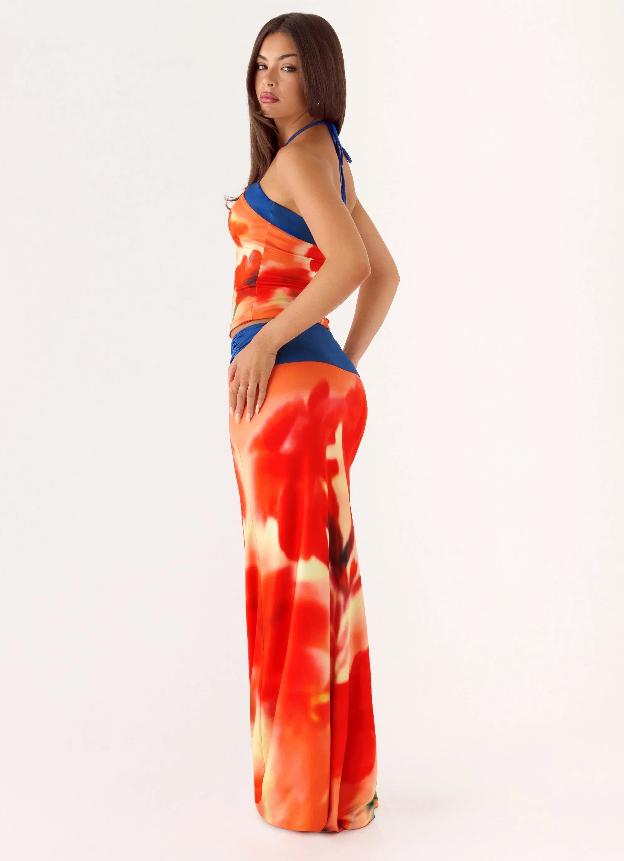 Fraser Maxi Skirt Sunburnt Petal