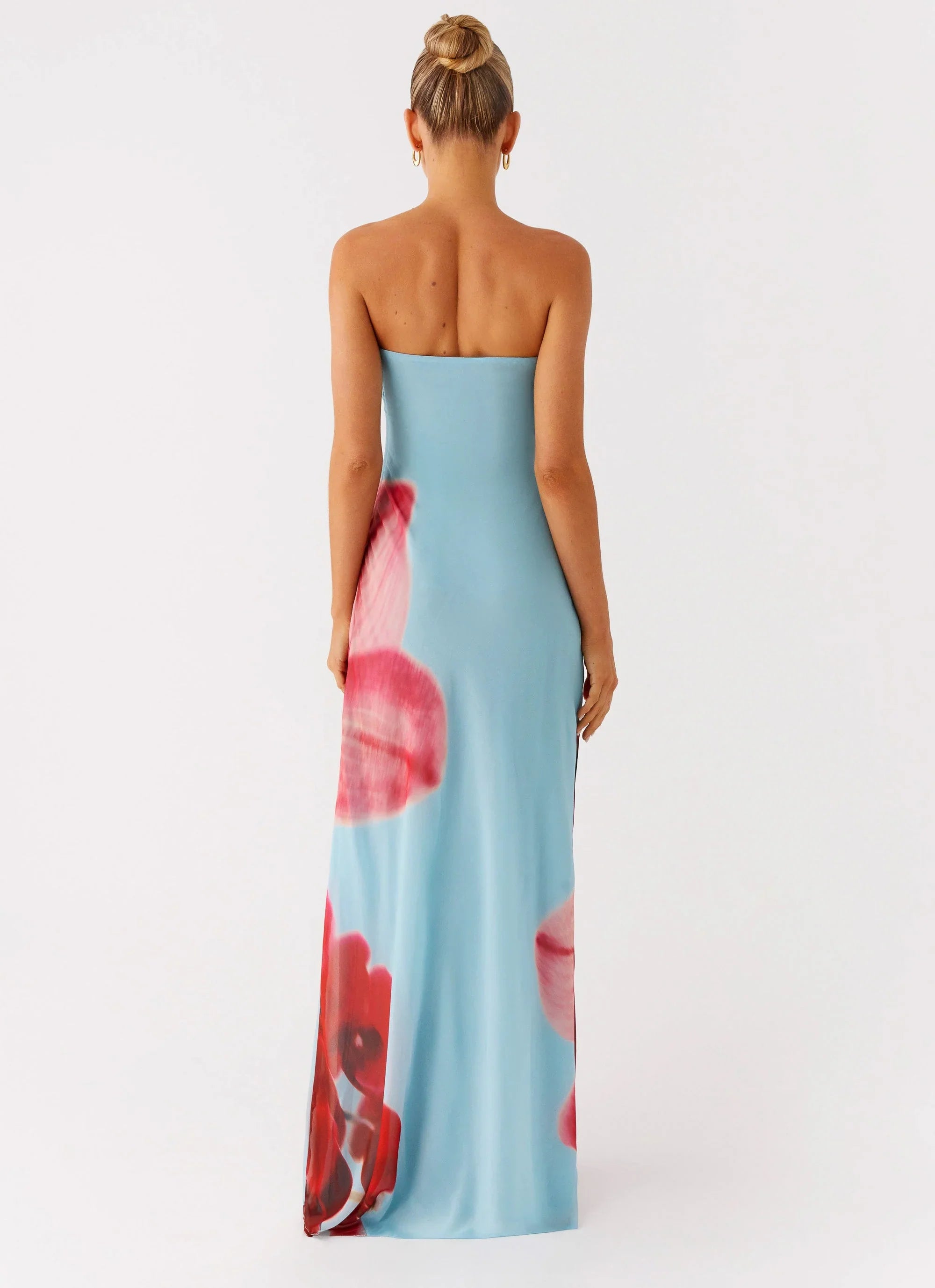 Amelle Maxi Dress Turquoise Bloom