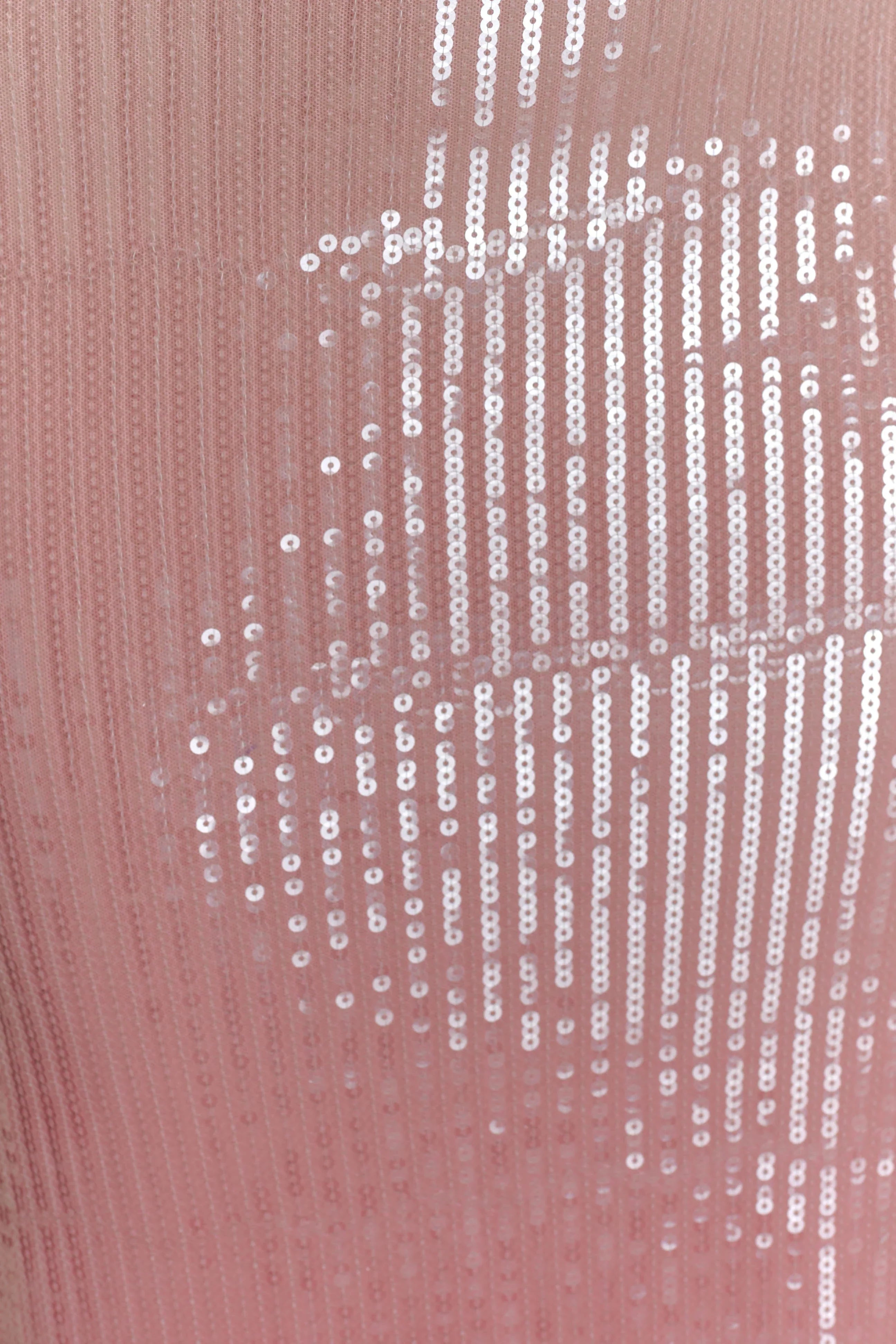 Miranda Strapless Sequin Maxi Dress Ombre Pink