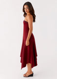 Matisse Midi Dress Red