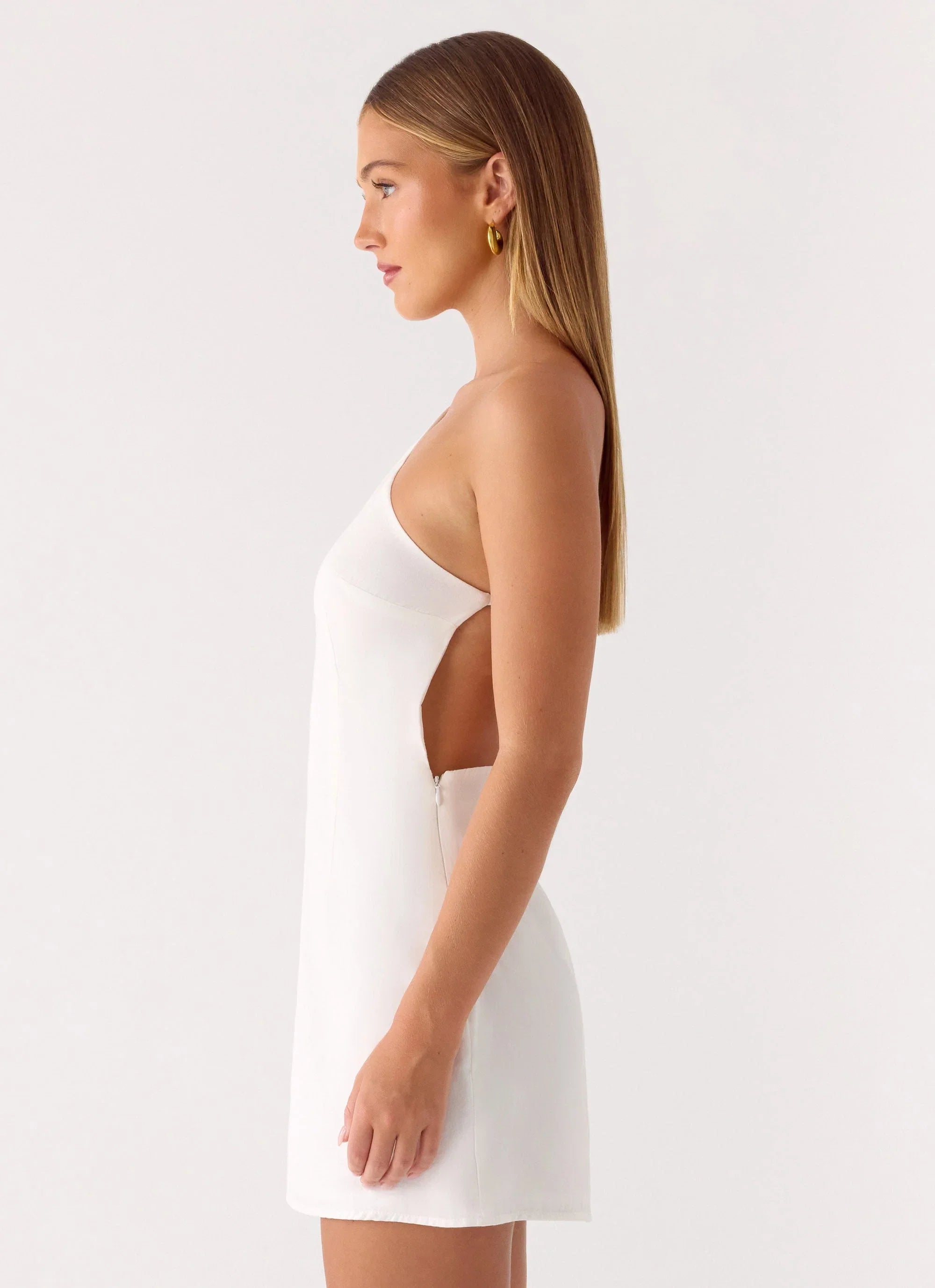 Willa Rose Mini Dress White