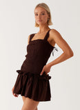 Tenielle Mini Dress Brown