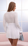 Wrap Dress in White