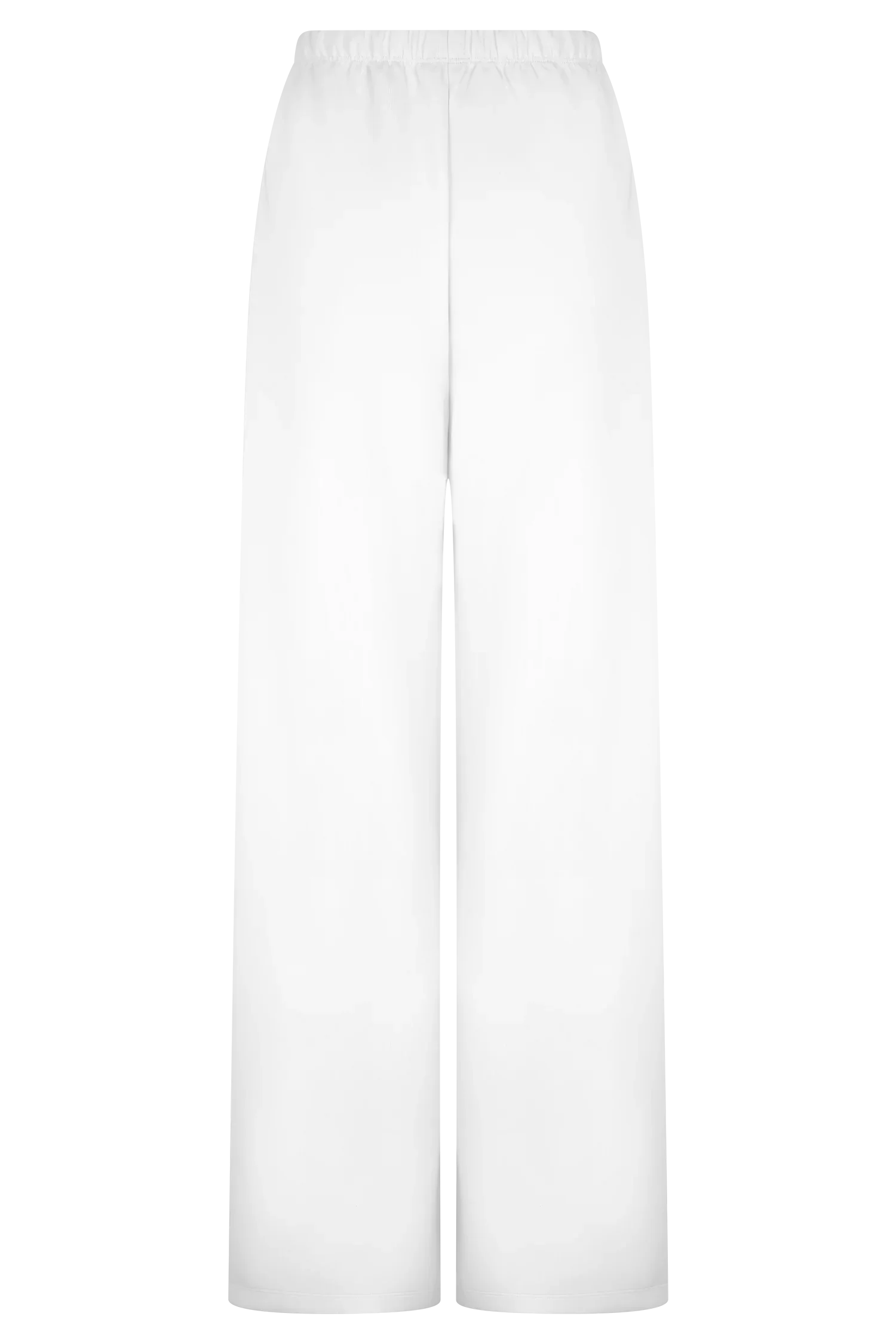 Janayia Cotton Wide Leg Pants White
