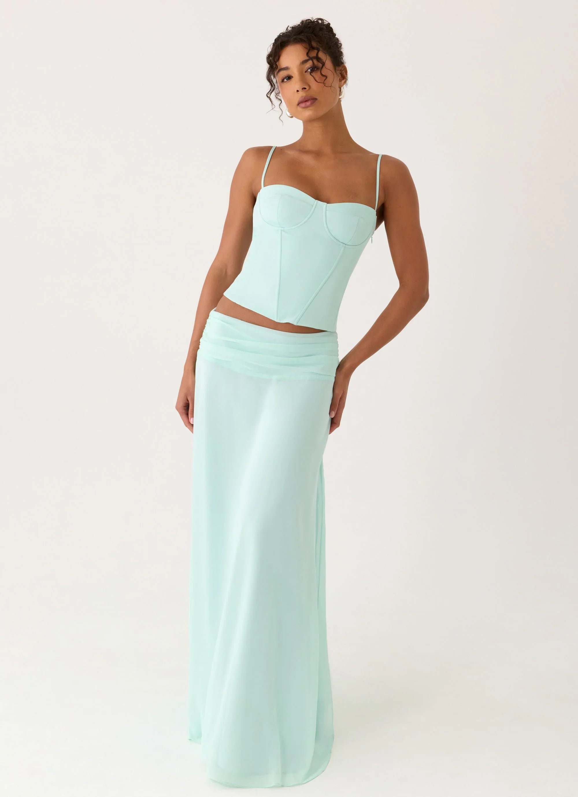 Tayana Corset Top Pistachio