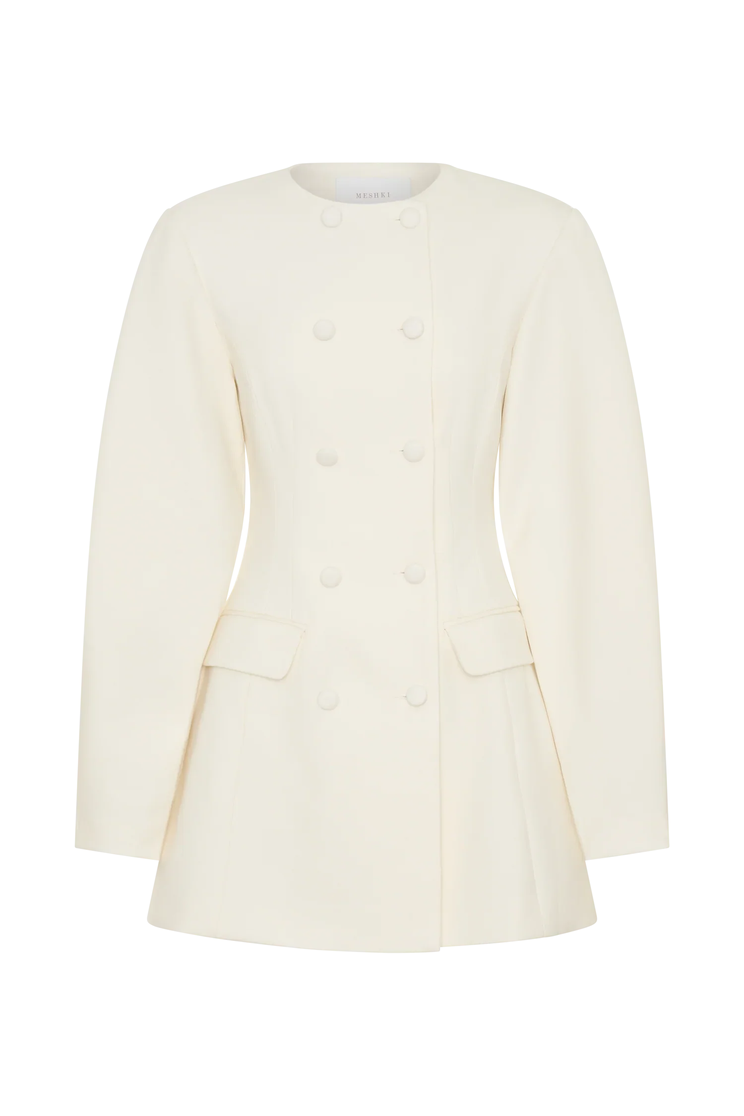 Beatrice Blazer Mini Dress Ivory