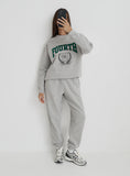 Grey Fourth Branded Cuffed Jogger