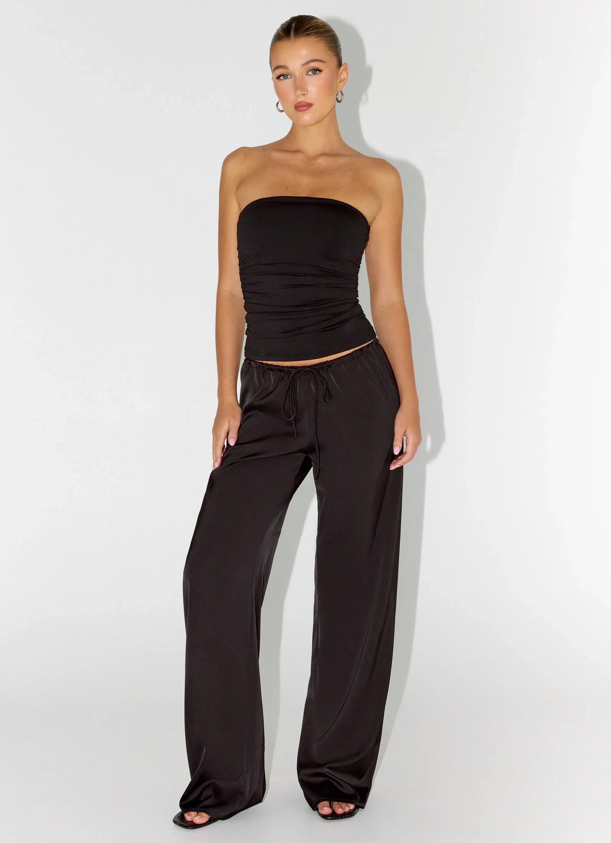 Deacon Low Rise Pants Black